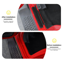 For 2007-2018 Jeep Wrangler JK Front & Rear Door Sill Plate Threshold Guards (Protectors Door Entry Cover) RT-TCZ