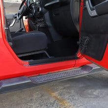 For 2007-2018 Jeep Wrangler JK Front & Rear Door Sill Plate Threshold Guards (Protectors Door Entry Cover) RT-TCZ
