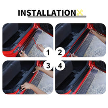 For 2007-2018 Jeep Wrangler JK Front & Rear Door Sill Plate Threshold Guards (Protectors Door Entry Cover) RT-TCZ