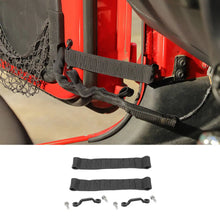 For 2007-2018 Jeep Wrangler JK Interior Car Door Limiting Strap Limit Stop Kit (4 pcs) RT-TCZ