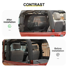 For 2007-2018 Jeep Wrangler JK Interior Seat Back Rear Isolation Pet Dog Net Accessories RT-TCZ
