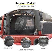 For 2007-2018 Jeep Wrangler JK Interior Seat Back Rear Isolation Pet Dog Net Accessories RT-TCZ