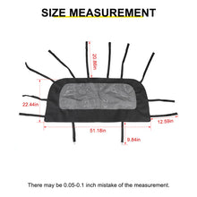 For 2007-2018 Jeep Wrangler JK Interior Seat Back Rear Isolation Pet Dog Net Accessories RT-TCZ
