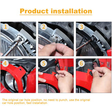 For 2007-2018 Jeep Wrangler JK Iron Front Headlight Lamp Protector Trim Guard RT-TCZ
