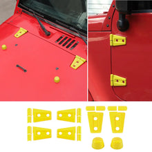 For 2007-2018 Jeep Wrangler JK JKU 2-Door Door Hinge Cover & Hood Hinge & Rubber Headgear Trim Cover RT-TCZ