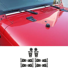 For 2007-2018 Jeep Wrangler JK JKU 4-Door Door Hinge Cover & Hood Hinge & Rubber Headgear Trim Cover RT-TCZ