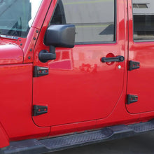 For 2007-2018 Jeep Wrangler JK JKU 4-Door Door Hinge Cover & Hood Hinge & Rubber Headgear Trim Cover RT-TCZ