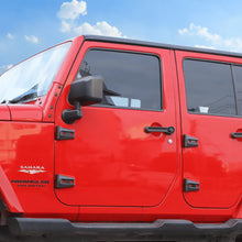 For 2007-2018 Jeep Wrangler JK JKU 4-Door Door Hinge Trim Cover ABS 8PCs RT-TCZ