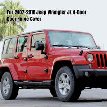 For 2007-2018 Jeep Wrangler JK JKU 4-Door Door Hinge Trim Cover ABS 8PCs RT-TCZ