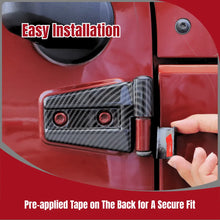 For 2007-2018 Jeep Wrangler JK JKU 4-Door Door Hinge Trim Cover ABS 8PCs RT-TCZ