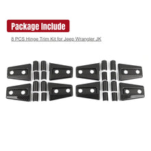 For 2007-2018 Jeep Wrangler JK JKU 4-Door Door Hinge Trim Cover ABS 8PCs RT-TCZ