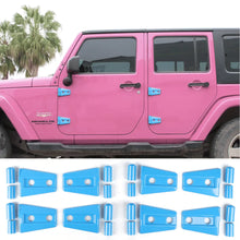 For 2007-2018 Jeep Wrangler JK JKU 4-Door Door Hinge Trim Cover ABS 8PCs RT-TCZ
