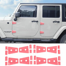 For 2007-2018 Jeep Wrangler JK JKU 4-Door Door Hinge Trim Cover ABS 8PCs RT-TCZ
