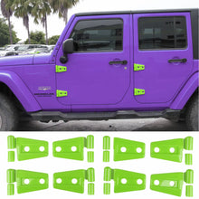 For 2007-2018 Jeep Wrangler JK JKU 4-Door Door Hinge Trim Cover ABS 8PCs RT-TCZ