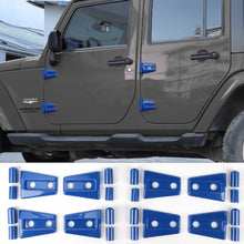 For 2007-2018 Jeep Wrangler JK JKU 4-Door Door Hinge Trim Cover ABS 8PCs RT-TCZ