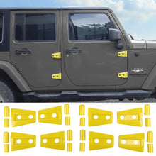 For 2007-2018 Jeep Wrangler JK JKU 4-Door Door Hinge Trim Cover ABS 8PCs RT-TCZ