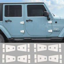 For 2007-2018 Jeep Wrangler JK JKU 4-Door Door Hinge Trim Cover ABS 8PCs RT-TCZ
