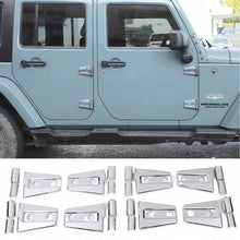 For 2007-2018 Jeep Wrangler JK JKU 4-Door Door Hinge Trim Cover ABS 8PCs RT-TCZ