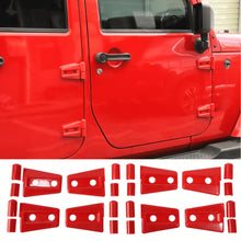 For 2007-2018 Jeep Wrangler JK JKU 4-Door Door Hinge Trim Cover ABS 8PCs RT-TCZ