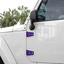 For 2007-2018 Jeep Wrangler JK JKU 4-Door Hood & Door Hinge Cover Trim Kit RT-TCZ