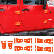 For 2007-2018 Jeep Wrangler JK JKU 4-Door Hood & Door Hinge Cover Trim Kit RT-TCZ