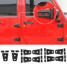 For 2007-2018 Jeep Wrangler JK JKU 4-Door Hood & Door Hinge Cover Trim Kit RT-TCZ