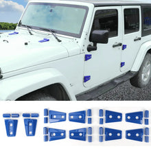 For 2007-2018 Jeep Wrangler JK JKU 4-Door Hood & Door Hinge Cover Trim Kit RT-TCZ