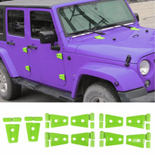 For 2007-2018 Jeep Wrangler JK JKU 4-Door Hood & Door Hinge Cover Trim Kit RT-TCZ