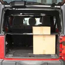 For 2007-2018 Jeep Wrangler JK JKU 4-Door Rear Cargo Cover Privacy Shade Trunk Luggage Cover Waterproof Nylon RT-TCZ