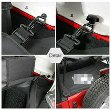 For 2007-2018 Jeep Wrangler JK JKU 4-Door Rear Cargo Cover Privacy Shade Trunk Luggage Cover Waterproof Nylon RT-TCZ