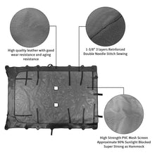 For 2007-2018 Jeep Wrangler JK JKU 4 Door Soft Leather Sunshade Top Full Length Cover Black RT-TCZ