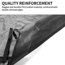 For 2007-2018 Jeep Wrangler JK JKU 4 Door Soft Leather Sunshade Top Full Length Cover Black RT-TCZ