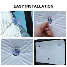 For 2007-2018 Jeep Wrangler JK JKU 4-Door, 8PCs Heat Insulation Windshield Full Window Sunshade Sunscreen Visor RT-TCZ