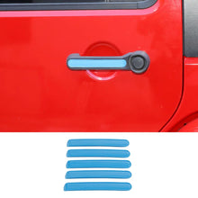 For 2007-2018 Jeep Wrangler JK JKU 4Door Door Handle Trim Insert Cover Strips RT-TCZ