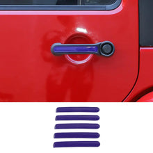 For 2007-2018 Jeep Wrangler JK JKU 4Door Door Handle Trim Insert Cover Strips RT-TCZ