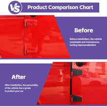 For 2007-2018 Jeep Wrangler JK JKU Door Hinge Replacement Accessories US Flag RT-TCZ