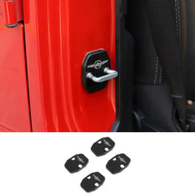 For 2007-2018 Jeep Wrangler JK JKU Door Lock Cover Trim Protective Star Wing RT-TCZ