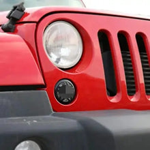 For 2007-2018 Jeep Wrangler JK JKU Front Turn Signal Light Guard Trim Star Front Lamp Blinker Insert Pentagram RT-TCZ