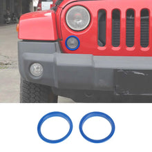 For 2007-2018 Jeep Wrangler JK JKU Front Turn Signal Light Trim Ring Bezel RT-TCZ