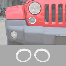 For 2007-2018 Jeep Wrangler JK JKU Front Turn Signal Light Trim Ring Bezel RT-TCZ