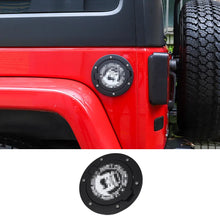 For 2007-2018 Jeep Wrangler JK JKU Fuel Filler Door Cover Gas Cap Gas Tank Cap Black RT-TCZ