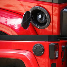 For 2007-2018 Jeep Wrangler JK JKU Fuel Filler Door Gas Lid Tank Cap Cover Trim RT-TCZ