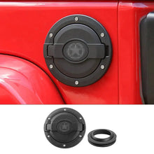 For 2007-2018 Jeep Wrangler JK JKU Fuel Filler Door Gas Lid Tank Cap Cover Trim RT-TCZ