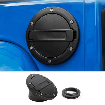 For 2007-2018 Jeep Wrangler JK JKU Gas Tank Cap RT-TCZ Fuel Filler Door Cover RT-TCZ