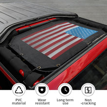 For 2007-2018 Jeep Wrangler JK JKU Half-Length Mesh Bikini Top Sunshade – UV Protection Soft Roof Cover RT-TCZ