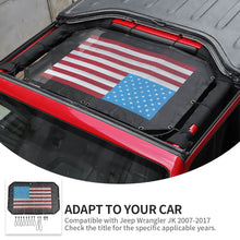 For 2007-2018 Jeep Wrangler JK JKU Half-Length Mesh Bikini Top Sunshade – UV Protection Soft Roof Cover RT-TCZ