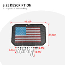 For 2007-2018 Jeep Wrangler JK JKU Half-Length Mesh Bikini Top Sunshade – UV Protection Soft Roof Cover RT-TCZ