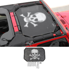 For 2007-2018 Jeep Wrangler JK JKU Half-Length Mesh Bikini Top Sunshade – UV Protection Soft Roof Cover RT-TCZ