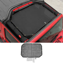 For 2007-2018 Jeep Wrangler JK JKU Half-Length Mesh Bikini Top Sunshade – UV Protection Soft Roof Cover RT-TCZ