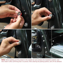 For 2007-2018 Jeep Wrangler JK JKU – A Pillar Screw Bolt Cover Hood Trim Protection 12PCS RT-TCZ
